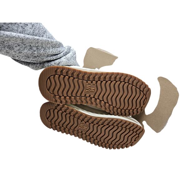 NEW Madewell 8.5 Kickoff Trainer Sneakers Neutral Casual Comfort Leather Minimal - Picture 6 of 6